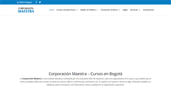 Desktop Screenshot of corpomaestra.com